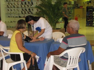 Fisioterapia-Cesmac participa de ação AVC- em shopping da capital 1