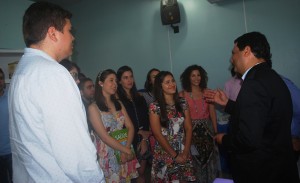 Integrantes -do C.A. do- curso de -Medicina -tomam -posse 1