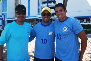 Integração- entre os- cursos foi reforçada- nos Jogos -de -Praia do -Cesmac  1