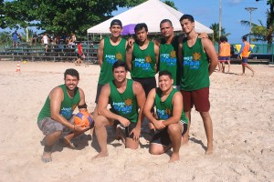 Integração- entre os- cursos foi reforçada- nos Jogos -de -Praia do -Cesmac  1