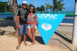 Integração- entre os- cursos foi reforçada- nos Jogos -de -Praia do -Cesmac  1