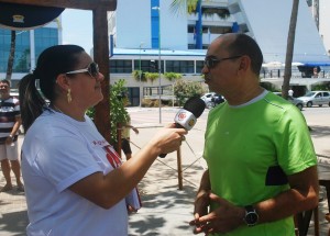 Integração- entre os- cursos foi reforçada- nos Jogos -de -Praia do -Cesmac  1