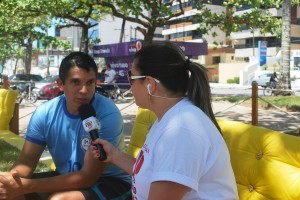Integração- entre os- cursos foi reforçada- nos Jogos -de -Praia do -Cesmac  1