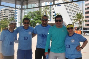 Integração- entre os- cursos foi reforçada- nos Jogos -de -Praia do -Cesmac  1