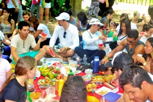 Psicologia -Cesmac faz -aula prática no- Parque Municipal -de Maceió 12