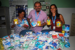 Biossegurança- entrega- leite -arrecadado -em- evento-para- o -Projeto- Crescer 11