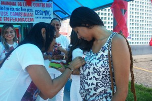 Dia- Mundial -de Luta -contra- AIDS- é -marcado com -ações- no Cesmac 27
