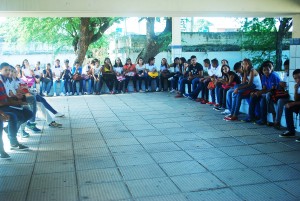 Curso- de -Psicologia- do -Cesmac -realiza- ação -em -escola- do- Cepa- 15