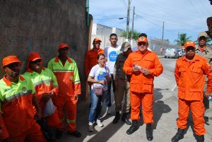 Mobilização no combate ao Aedes Aegypti movimenta ruas do Farol - Cesmac  07