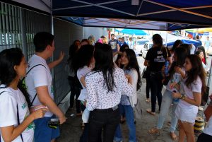 Estudantes do Primeiro Período de Medicina recepcionam os candidatos 10