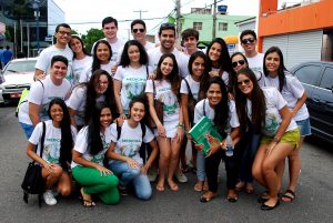 Estudantes do Primeiro Período de Medicina recepcionam os candidatos 10