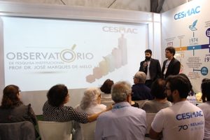 Lançamento-do- Observatório- de- Pesquisa -Institucional -do- CESMAC- na- SBPC-(01)