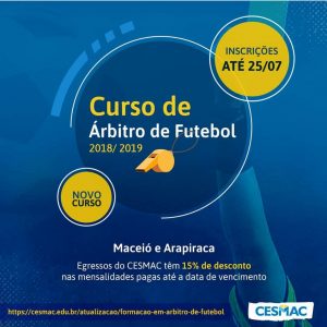 Imagem curso de Árbitro de Futebol