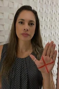 Núcleo- de- Apoio -Psicopedagógico- do- CESMAC- apoia- a- Campanha- Sinal- Vermelho- para- a- Violência -Doméstica-...