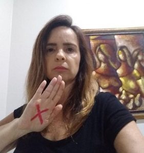 Núcleo- de- Apoio -Psicopedagógico- do- CESMAC- apoia- a- Campanha- Sinal- Vermelho- para- a- Violência -Doméstica-...