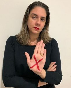Núcleo- de- Apoio -Psicopedagógico- do- CESMAC- apoia- a- Campanha- Sinal- Vermelho- para- a- Violência -Doméstica-...