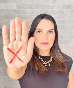 Núcleo- de- Apoio -Psicopedagógico- do- CESMAC- apoia- a- Campanha- Sinal- Vermelho- para- a- Violência -Doméstica-...