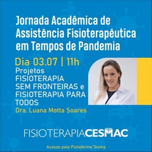 Jornada- Acadêmica- de -FISIO-CESMAC-Pandemia