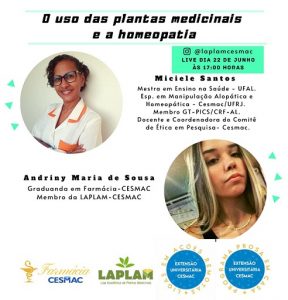 Jornada- de -Lives- do- Curso- de -Farmácia- do- CESMAC- e- da- Liga- Acadêmica- de- Plantas- Medicinais -LAPLAM- (13)...