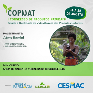 PUBLI-Curso de Farmácia CESMAC e LAPLAM realizam I Congresso de Produtos Naturais (COPNAT)..