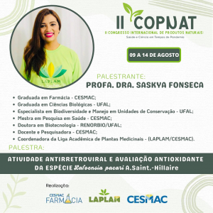 II- Congresso -Internacional- de- Produtos -Naturais -debate- Saúde- e- Ciência -em- Tempos -de -Pandemia -Cesmac_(01)......