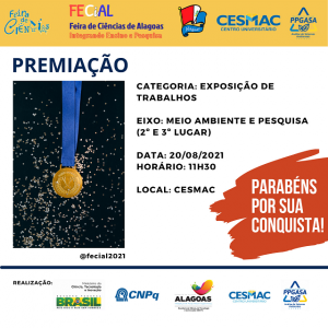 FECiAL- conclui- ações- 2021.1 -com- premiação -dos- destaques- em- evento -híbrido-