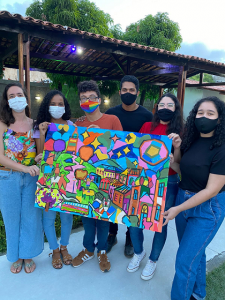 Projeto- Integrador- Extensionista- do- Cesmac- pintando- o -sete- com- amor- e- alegria- na- Comunidade -Nosso- Lar-