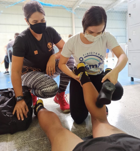 Acadêmicos- de- Fisioterapia- do- Cesmac- participam- de- prática- em- Campeonato- de- Basquete-(01) ....