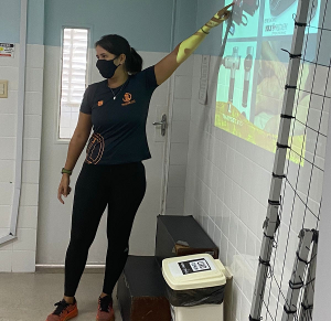 Acadêmicos- de- Fisioterapia- do- Cesmac- participam- de- prática- em- Campeonato- de- Basquete-(01) ....