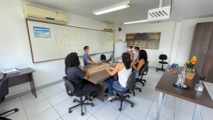 Acadêmicos- da- Atlética- de -Fisioterapia -Cesmac- seguem- com- planejamento -para- ações- na -área- (01)2