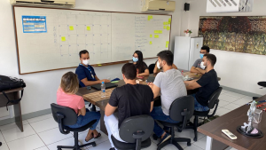 Equipe- da -Atlética- de -Medicina- Cesmac- se- reúne- com- Coordenação- de- Apoio- ao -Discente- (01)