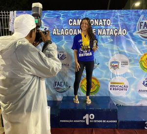 Atleta- de -Fisioterapia- Cesmac- conquista- sete- medalhas- no -Campeonato- Alagoano- de- Natação - Arapiraca- 2022- (5)