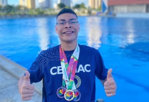 Estudante do Cesmac é medalhista nas Paralimpíadas Universitárias