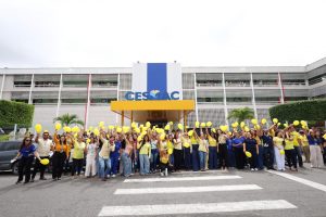 Cesmac realiza “Abraço em Volta do Campus” em alusão ao Setembro Amarelo
