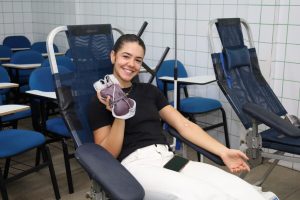 Liga Acadêmica de Hematologia e Hemoterapia do Cesmac encerra campanha com 40 bolsas de sangue coletadas no Campus I