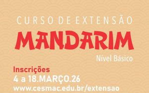 Curso de mandarim do Cesmac registra grande procura e abre portas para cooperação acadêmica com a China